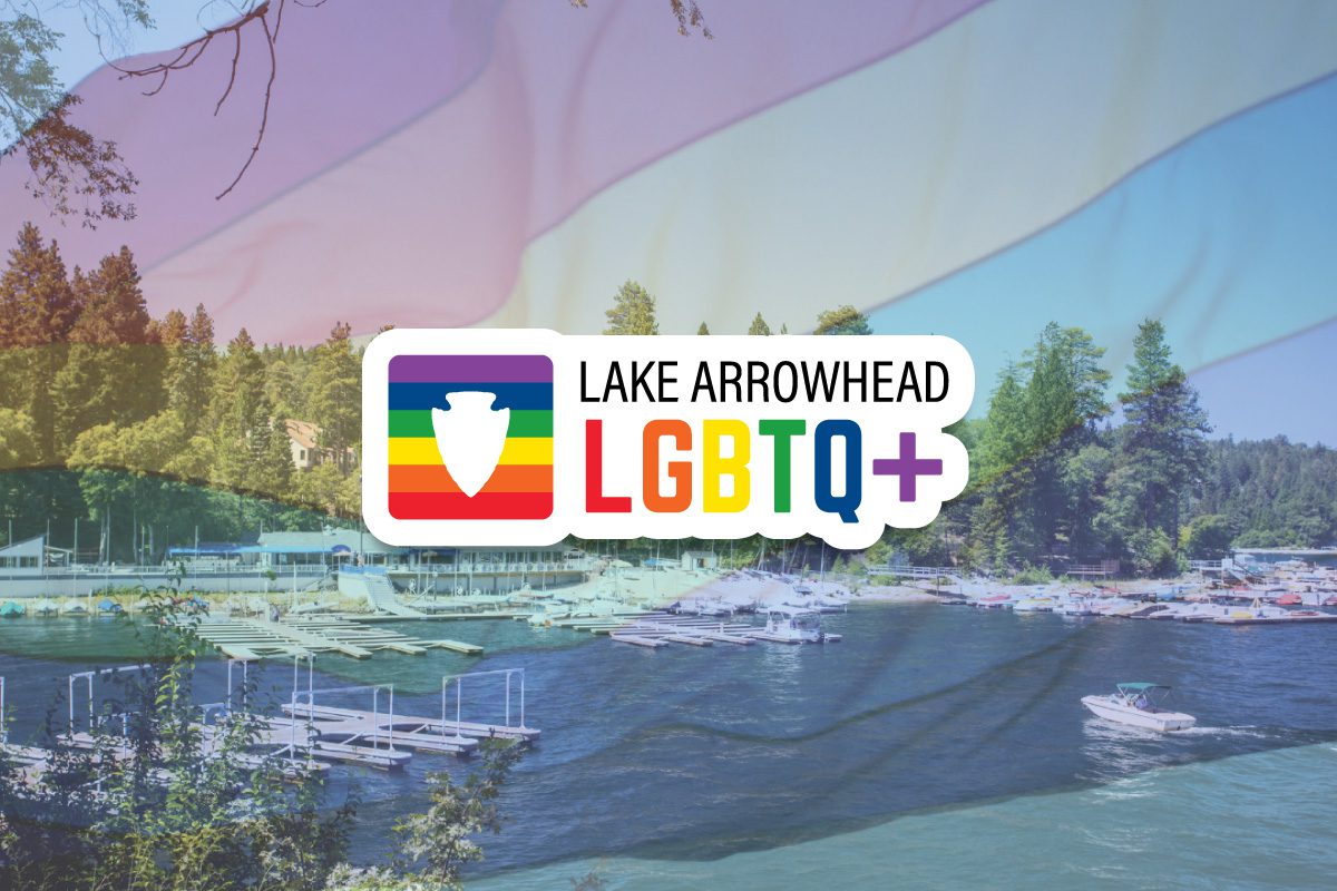 lake arrowhead pride with flag overlay and the official la lgbtq logo 2025 lake arrowhead pride with flag overlay and the official la lgbtq logo 2025