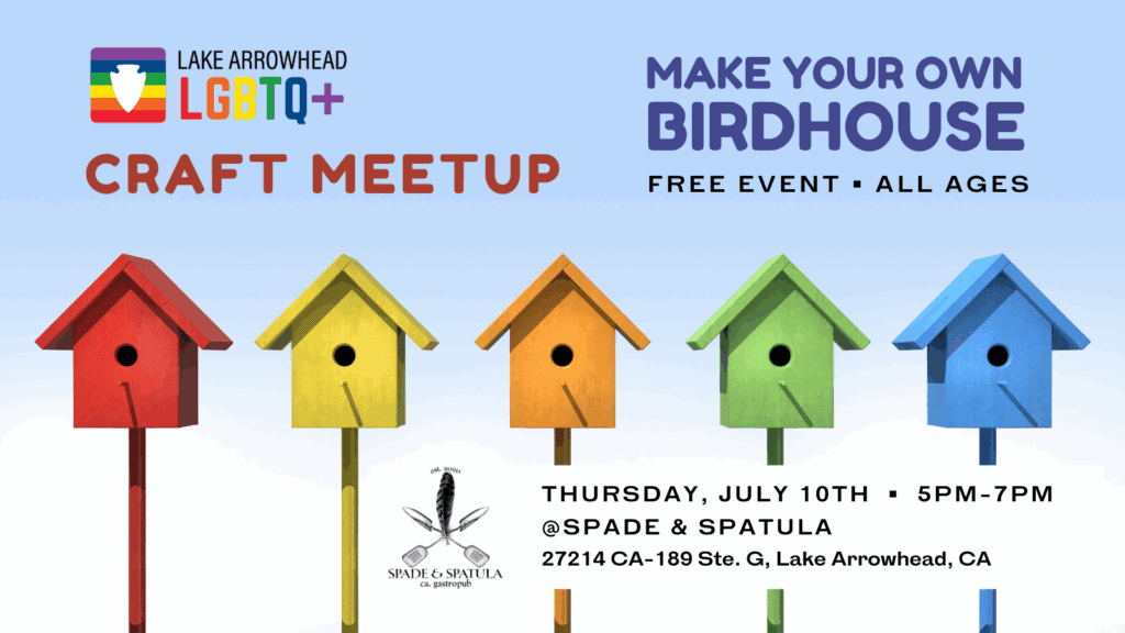 Craft Meetup Birdhouse Event July 10th