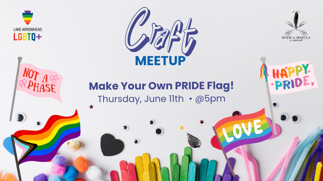 Make Your Own Pride Flag Craft Meetup 06 11 26
